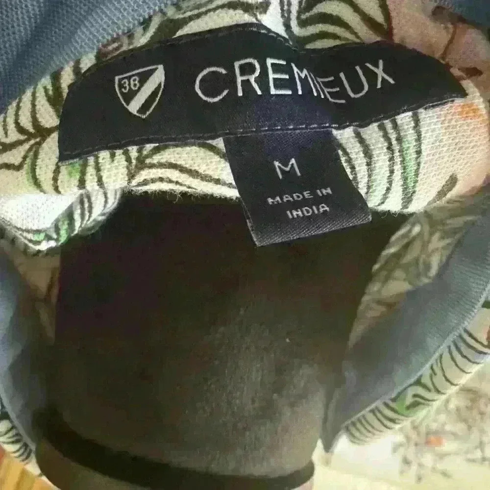 Men’s Medium Tropical Print Top by Cremieux - New Without Tags - Picture 4 of 4